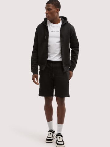 Trussardi Regular Broek in Zwart: voorkant