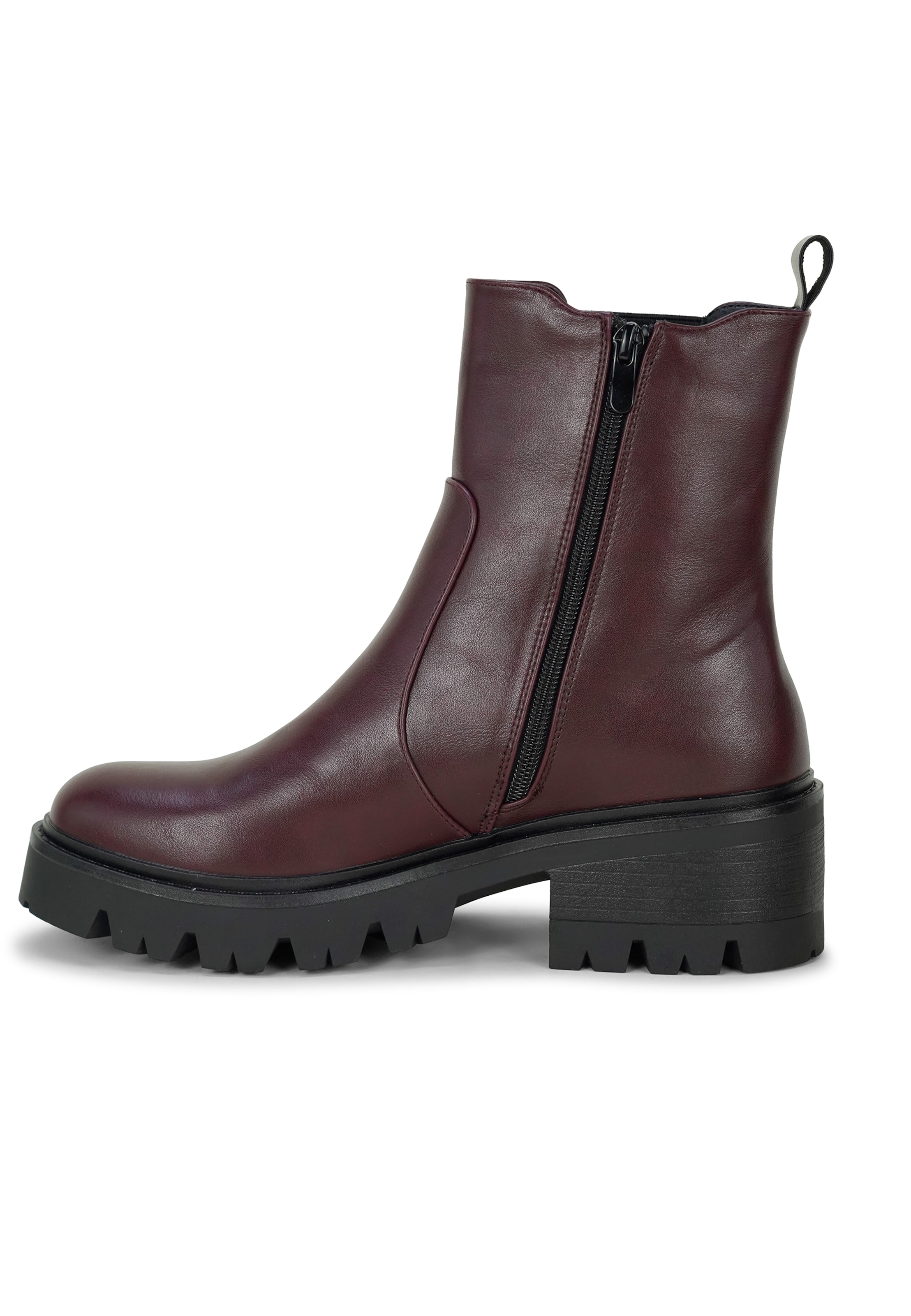 Findlay Bootie 'CARPE' in Red: front