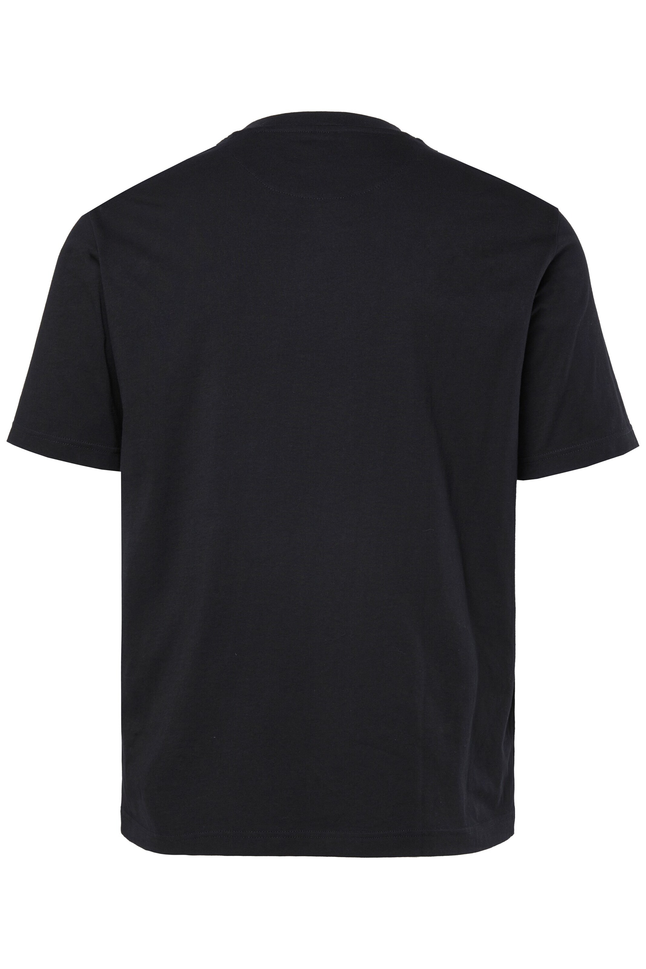 Men Plus Shirt in Schwarz