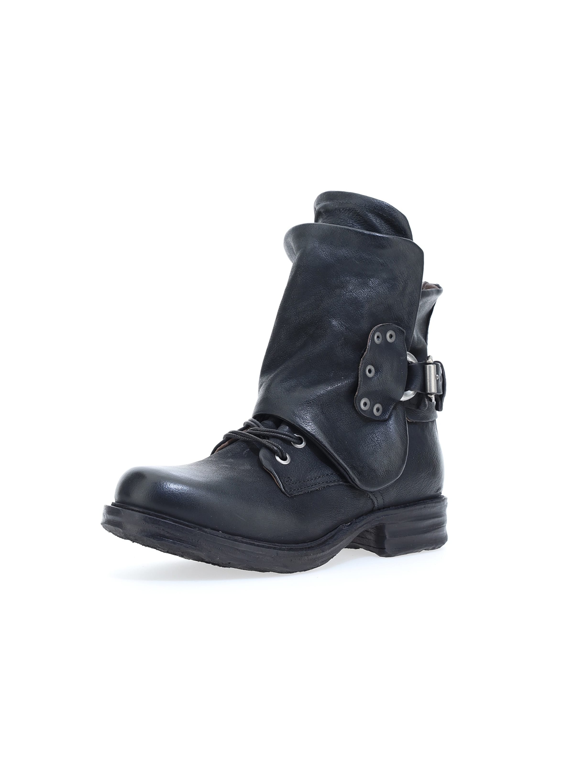 A.S.98 Bootsit 'SIMON' värissä musta: etupuoli