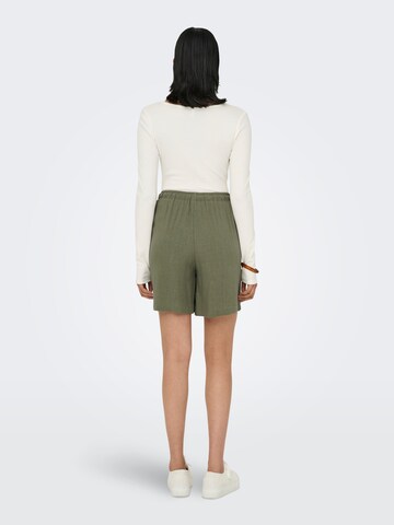 ONLY Loose fit Pants 'ONLSiesta' in Green