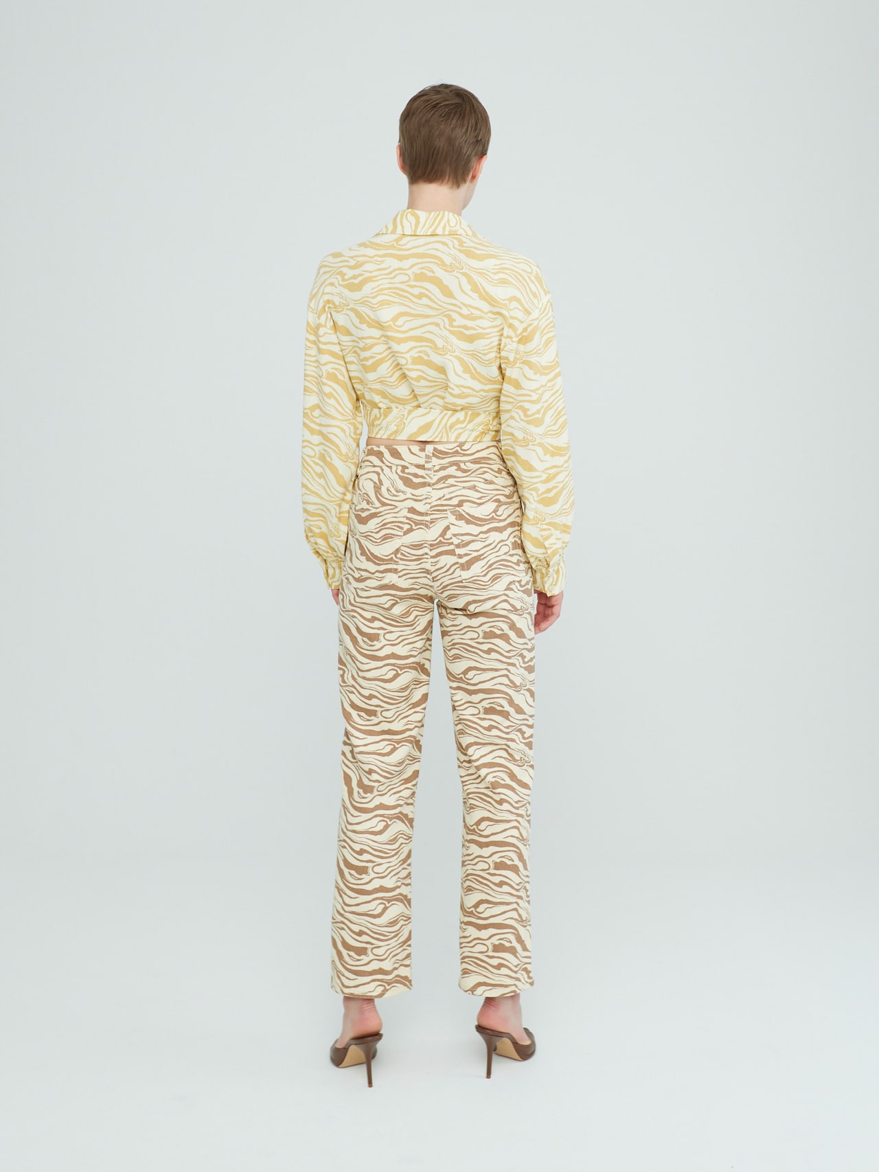 EDITED Jeans 'Simea' Crème