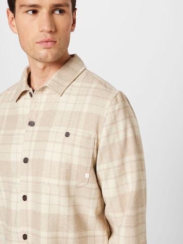 FARAH Regular fit Button Up Shirt 'MARKS' in Beige