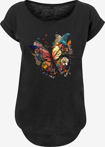 T-shirt F4NT4STIC en noir : devant