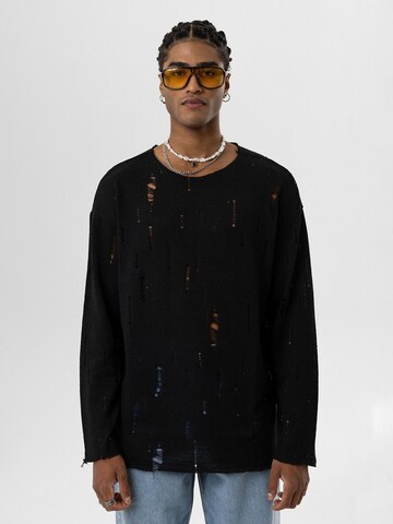 Dandalo Sweater 'Yuri' in Black: front