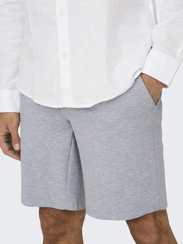 Only & Sons Regular Shorts 'Mark' in Grau