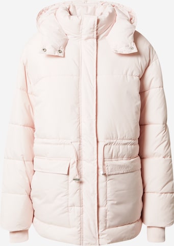 Urban Classics Winter jacket in Pink: front