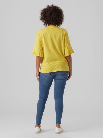 MAMALICIOUS - Camisa 'Noly Lia' em amarelo