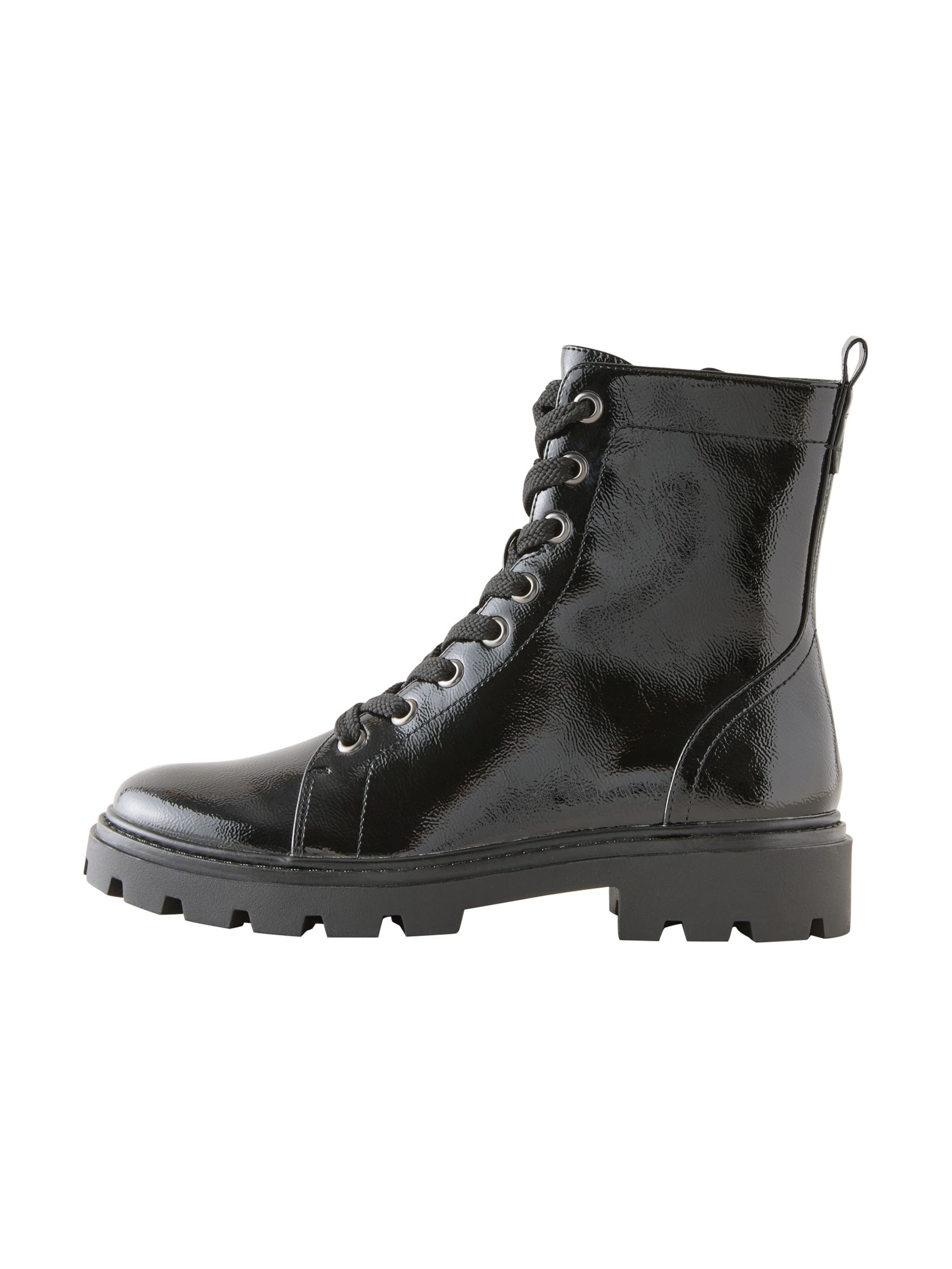 Next Šnurovacie členkové čižmy 'Forever Comfort' - Čierna: predná strana