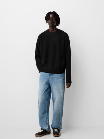 Bershka Sweter w kolorze czarny