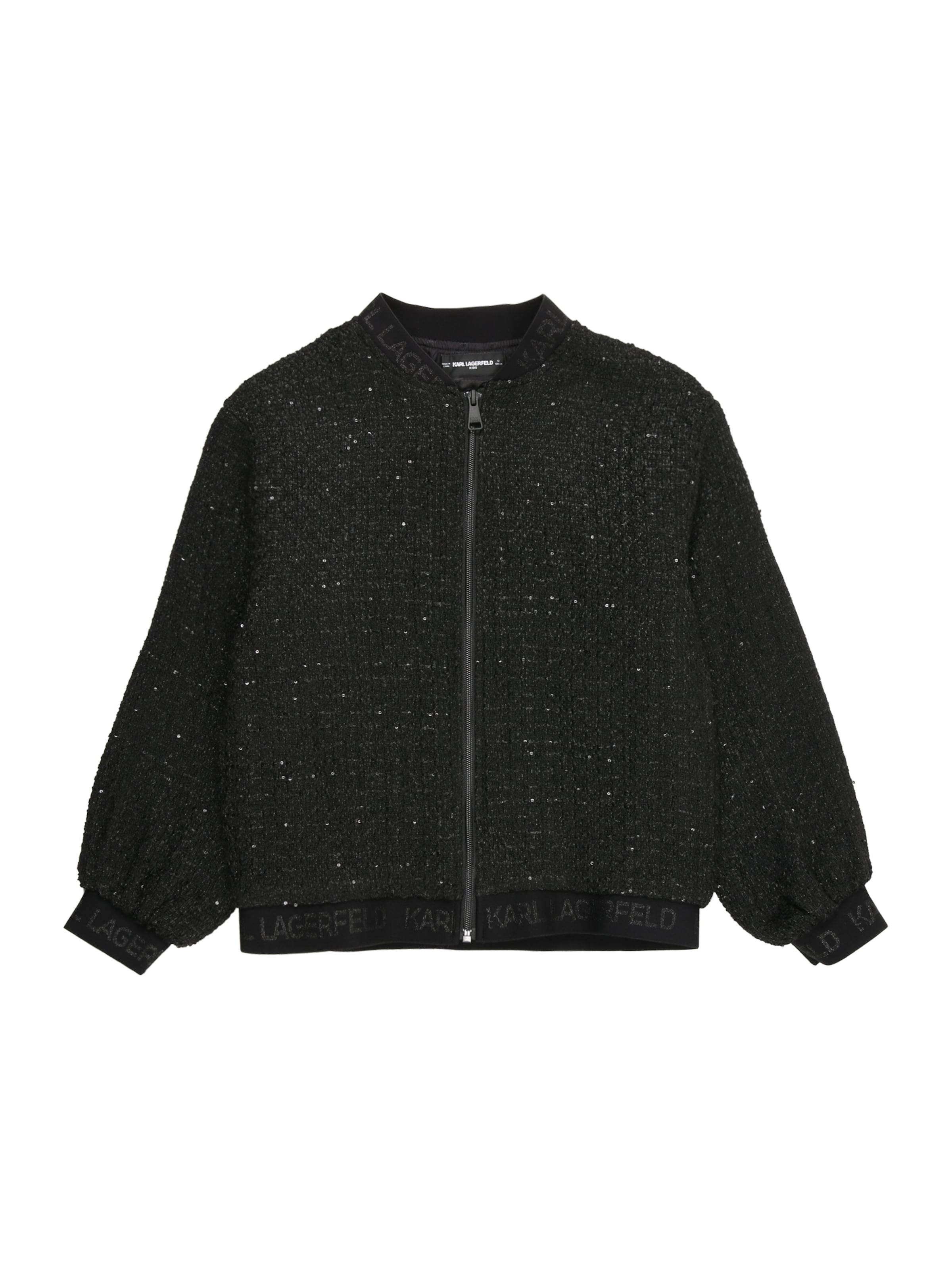 Karl Lagerfeld Välikausitakki värissä musta: etupuoli