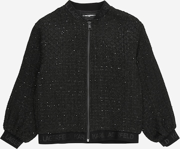 juoda Karl Lagerfeld Demisezoninė striukė: priekis