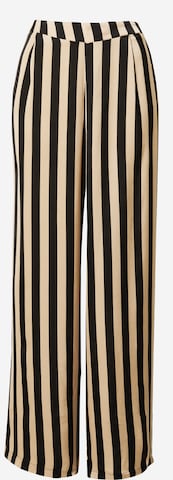 Rut & Circle Regular Pleat-Front Pants 'JENNA' in Beige: front