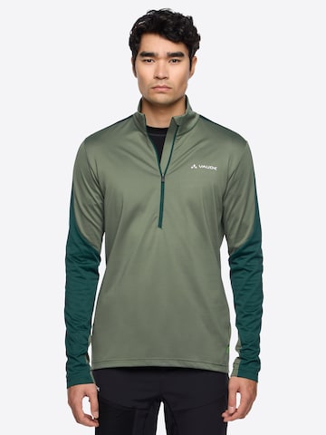 VAUDE Sportpullover 'Livigno' in Grün
