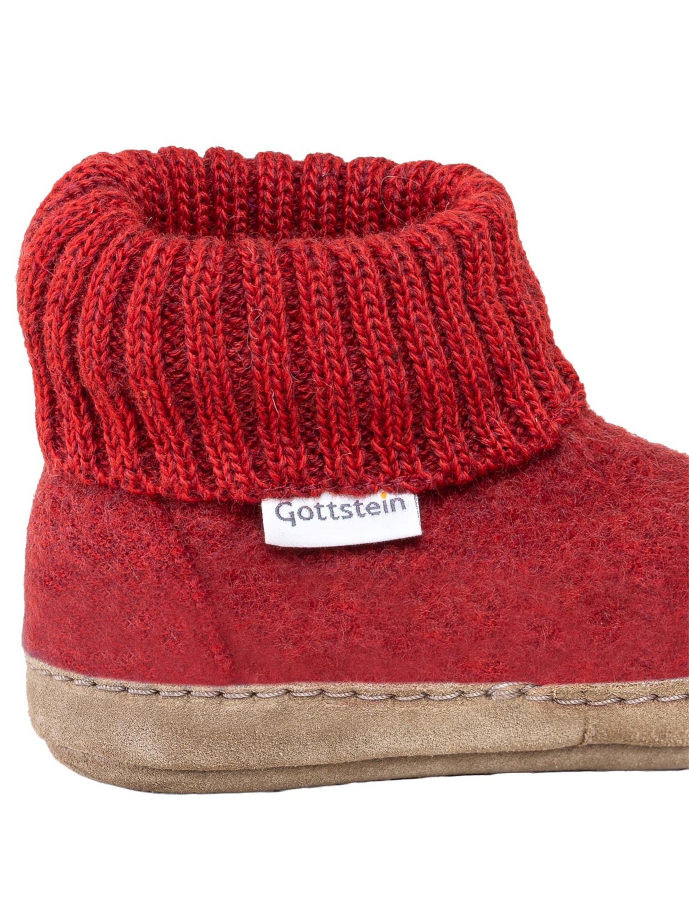 Gottstein Hausschuh 'Alpine Boot LE'‌‌ in Rot