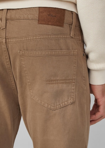 s.Oliver Regular Jeans 'BENITO' in Braun