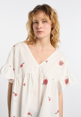 DreiMaster Vintage Bluse i hvit