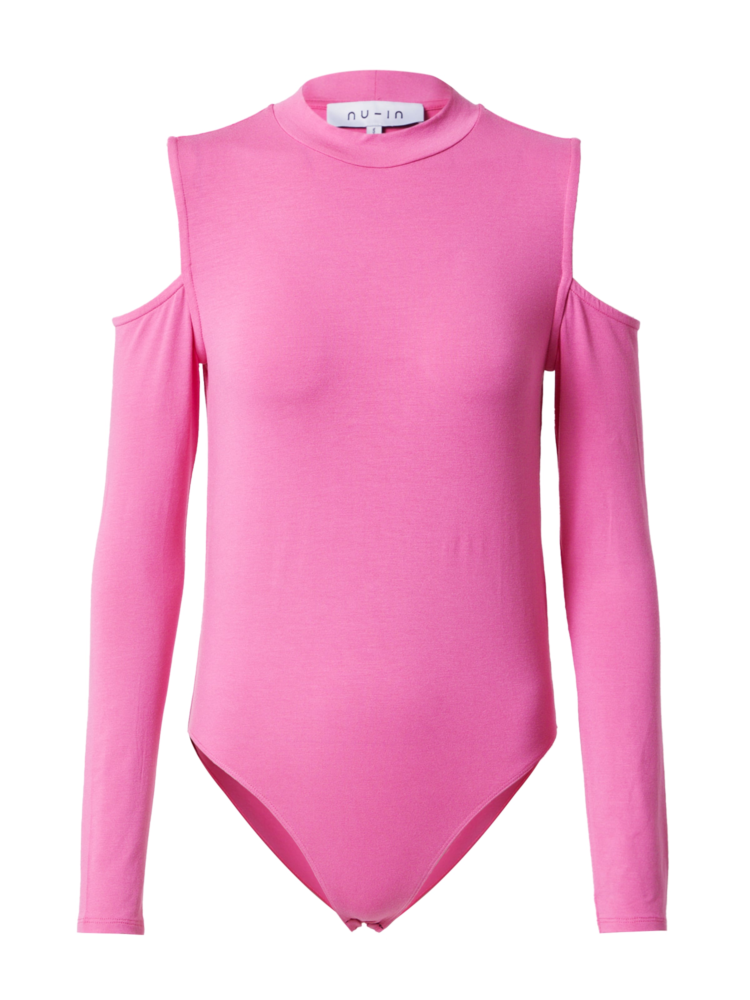 NU-IN Shirt bodysuit in Pink: front