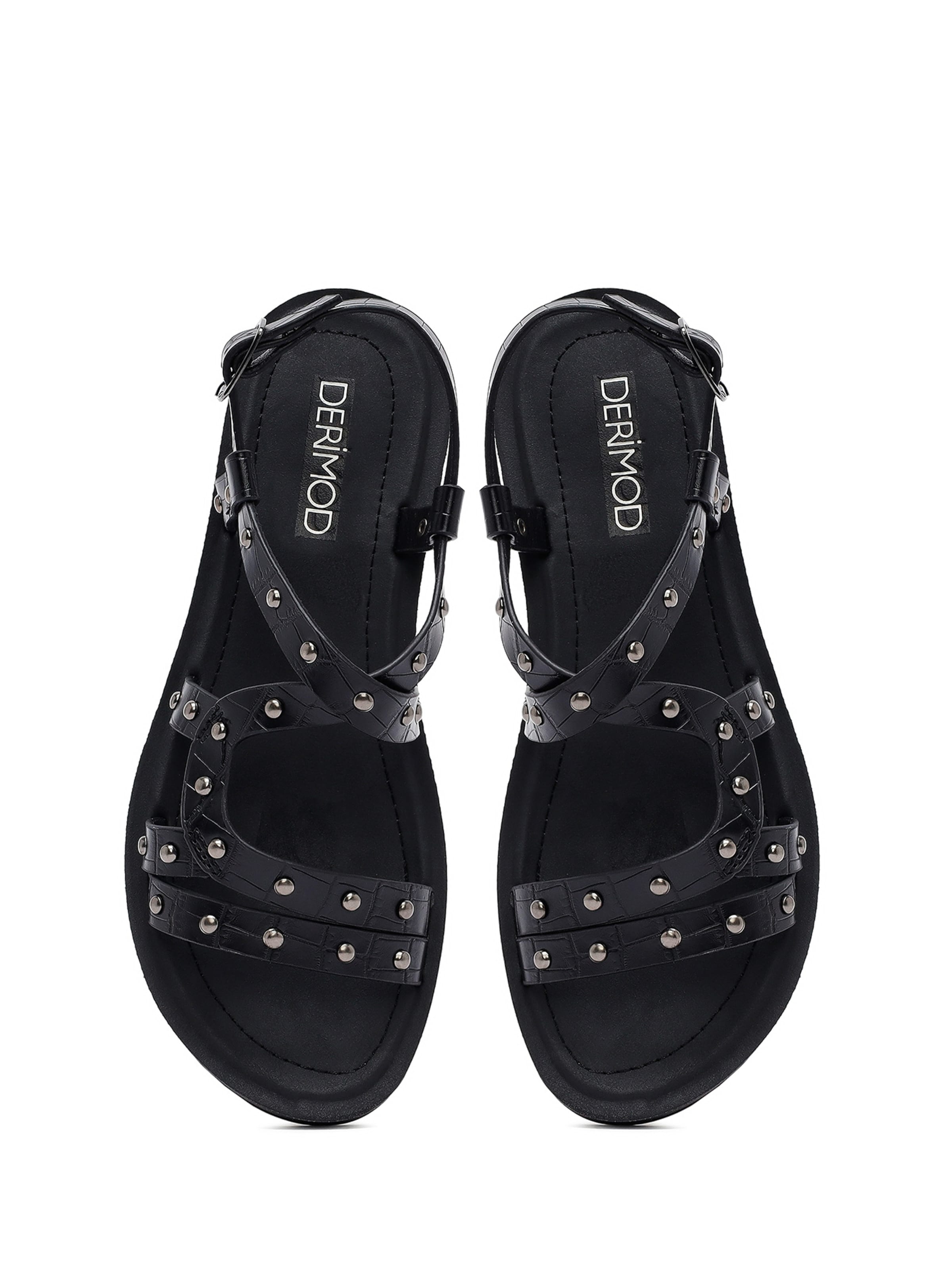 Derimod - Sandalias con hebilla en negro