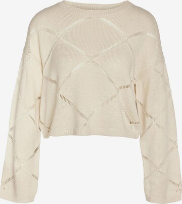 Pull-over 'June' Noisy may en beige : devant