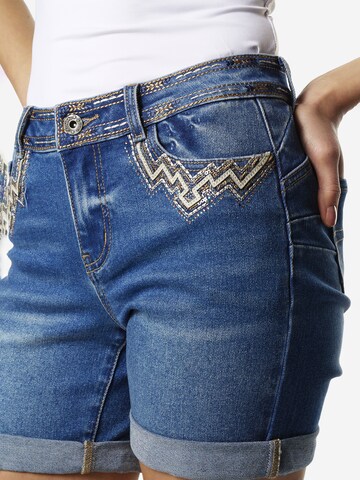 KOROSHI Regular Shorts in Blau