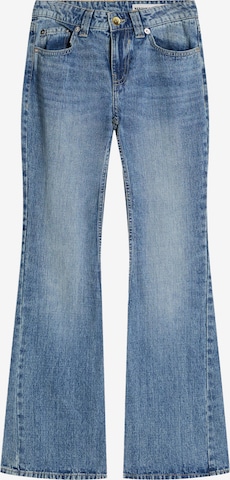 Bershka Разкроени Дънки в синьо: отпред