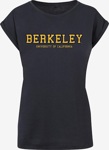 Maglietta 'Berkeley University - Script' di Merchcode in blu: frontale