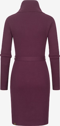 Ragwear Knitted dress 'Miyya' in Purple