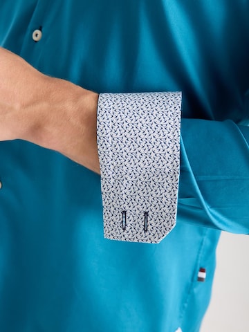 Slim fit Camicia business di 7Camicie in verde