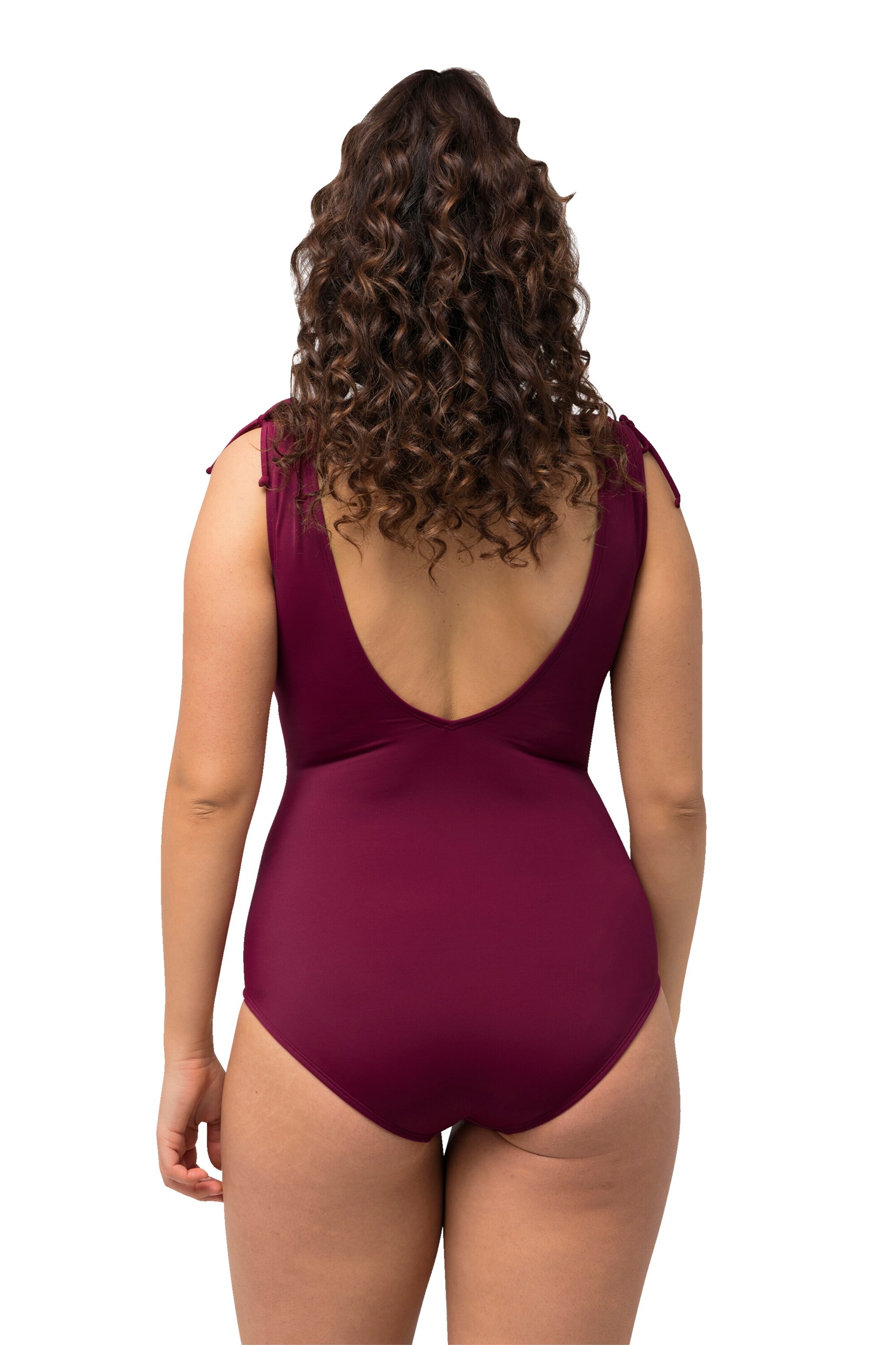 Maillot de bain Ulla Popken en rouge