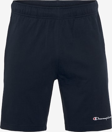 Champion Authentic Athletic Apparel Regularen Športne hlače | modra barva: sprednja stran