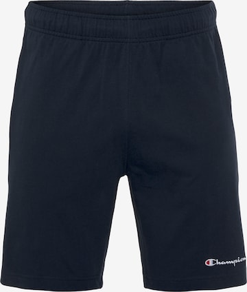 Champion Authentic Athletic Apparel Regular Workout Pants in Blue: front