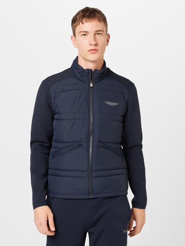 Hackett London Between-Season Jacket in Blue: front