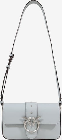PINKO Skuldertaske 'LOVE ONE MINI SLOUCHY FL VITELLO 104340 A0QO' i hvid: forside