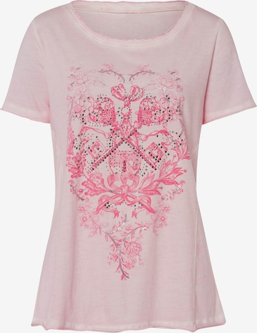 rožinė heine Marškinėliai: priekis