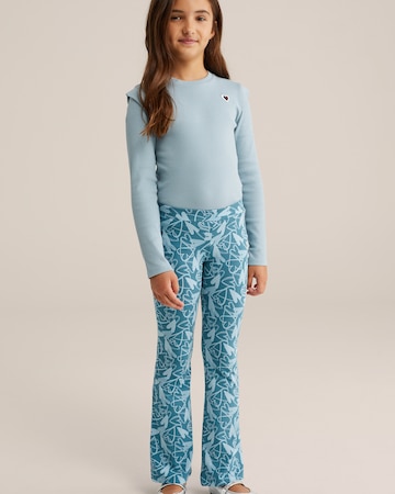 WE Fashion Regular Leggings in Blue