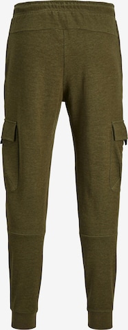 JACK & JONES Tapered Cargo Pants 'STACE AIR' in Green