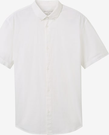 TOM TAILOR DENIM Koszula w kolorze biały: przód