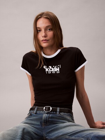 Calvin Klein Jeans Shirt '1968' in Zwart