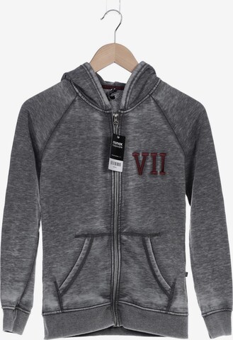 OUTFITTERS NATION Sweatshirt & Zip-Up Hoodie in S in Grey: front