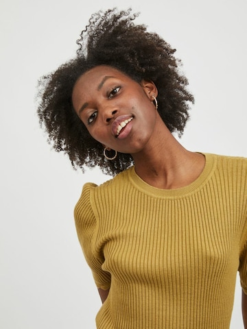 VILA Sweater 'GABBI' in Yellow