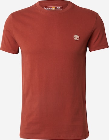 TIMBERLAND Koszulka 'Dun-River' w kolorze czerwony: przód