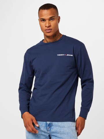 Tommy Jeans Shirt in Blauw: voorkant