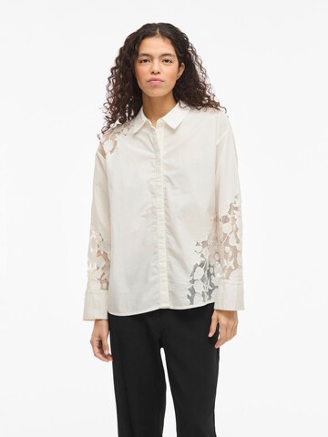 VILA - Blusa 'VICAMINA' en blanco: frente