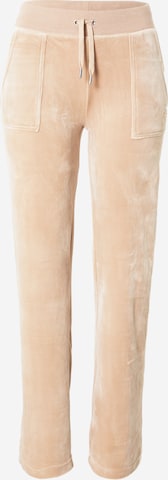 Juicy Couture Normální Kalhoty 'DEL RAY' – béžová: přední strana
