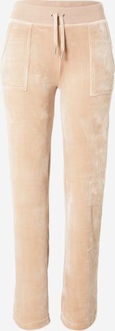 Pantaloni 'DEL RAY' di Juicy Couture in beige: frontale