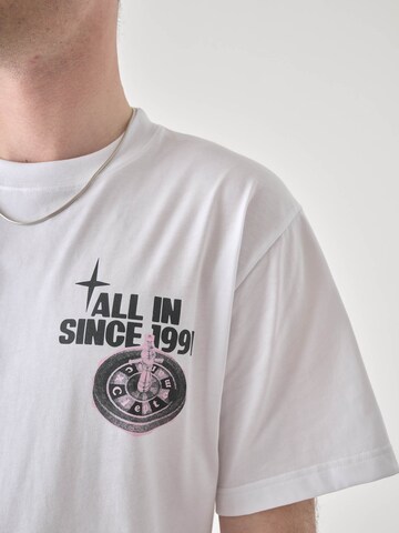 Cleptomanicx Shirt 'Rien' in White