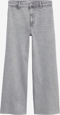 MANGO Wide leg Jeans 'Catherin' in Grey: front