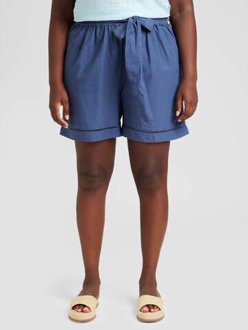 ONLY Carmakoma Loosefit Shorts 'JUPITER' in Blau: predná strana