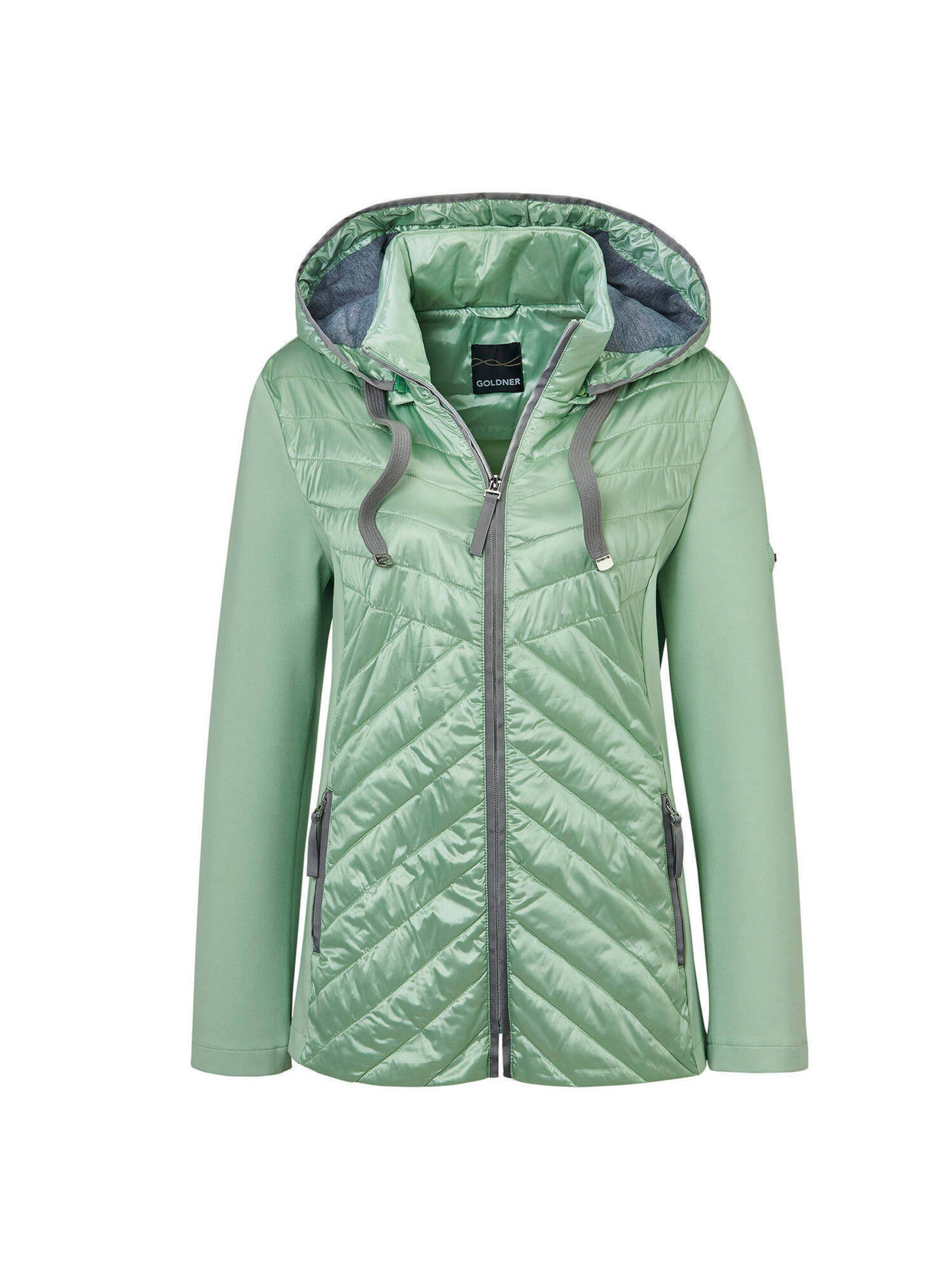 Goldner Tussenjas in Groen: voorkant